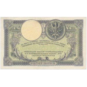 500 zloty 1919 - S.A -.