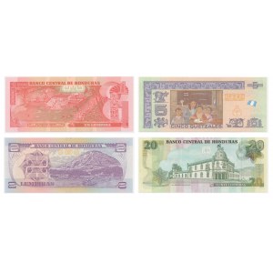 Zestaw, banknoty zagraniczne drukowane przez PWPW 2016 (4 szt.)