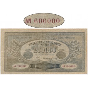 250.000 Mark 1923 - AN - interessante Zahl