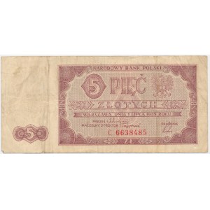5 gold 1948 - C -.