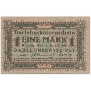 Kowno, 1 mark 1918 - A -