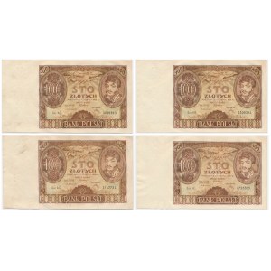 Set, 100 gold 1932 - Ser.A£ and AO. - znw +X+ -