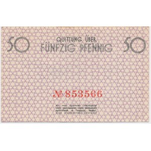 50 Pfennig 1940 - red numerator -