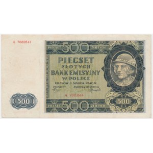 500 złotych 1940 - A -