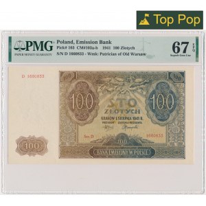 100 Gold 1941 - D - PMG 67 EPQ