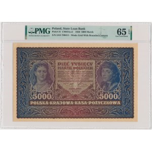 5,000 marks 1920 - II Series AN - PMG 65 EPQ