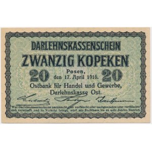 Posen, 20 Kopecks 1916