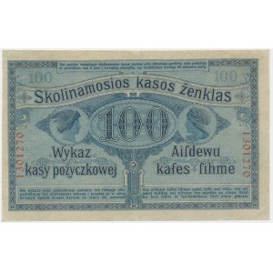 Posen, 100 Rubles 1916 - 7 digit series -