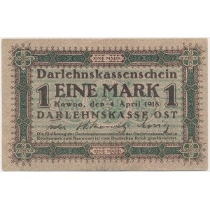 Kowno, 1 mark 1918 - A -