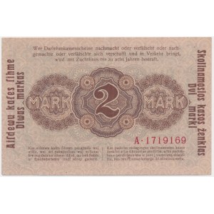 Kaunas, 2 Mark 1918 - A - RARE