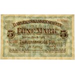 Kowno, 5 Mark 1918 - E - rare prefix