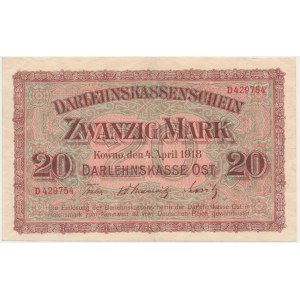 Kowno, 20 Mark 1918 - D -