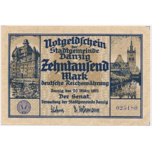 Danzig, 10.000 Mark 1923 -