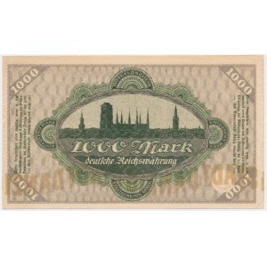 Gdańsk, 1.000 marek 1923 -