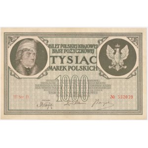 1,000 marks 1919 - III Ser. D -