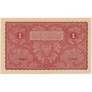 1 mark 1919 - 1st Series C -.