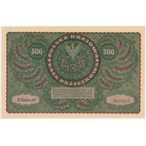 500 marek 1919 - II Serja AF -