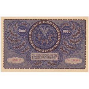 1.000 Mark 1919 - 1. Serie C -