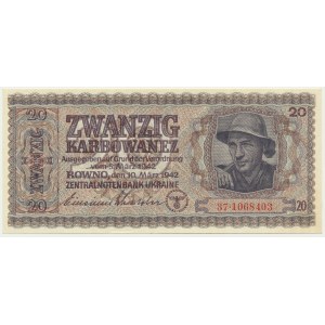 Ukraine, 20 Karbovanez 1942