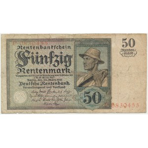 Deutschland, 50 Mark 1925 - RARE