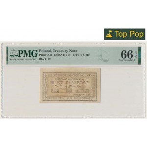 4 gold 1794 (1)(T) - PMG 66 EPQ