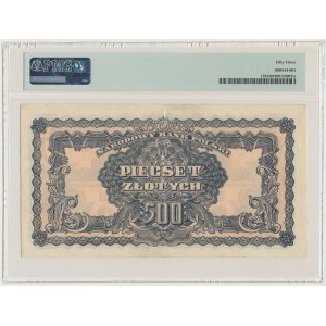 500 PLN 1944 ...owym - AM - PMG 53 - RARE AND NATURAL