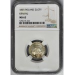 Free City of Krakau, 1 zloty 1835 - NGC MS62