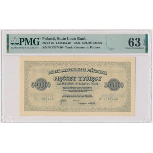 500,000 mark 1923 - W - 7 figures - PMG 63 EPQ - better series