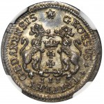 Augustus III of Poland, 3 Groschen Danzig 1755 - NGC MS63 - SILVER PIEFORT