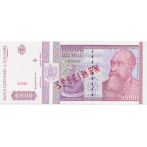 Romania, 10.000 Lei 1994 - B000 - SPECIMEN -