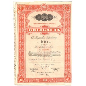 6% National Loan 1934, PLN 100 bond