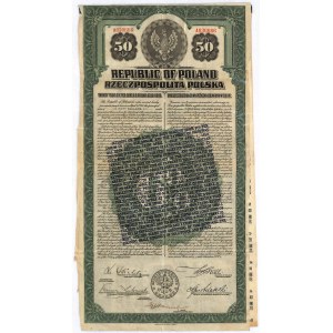 6% pożyczka dolarowa 1920, obligacja $50