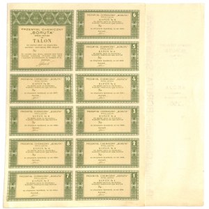 Chemical Industry Boruta, 250 zloty 1938 - blank without number