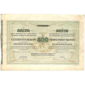 Land Bank for Galicia, Silesia and Bukovina Joint Stock Society, 400 crowns 1918