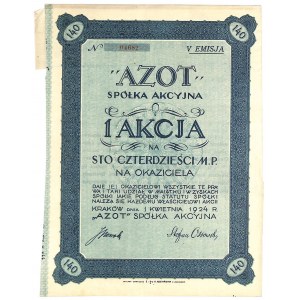 Azot S.A., 140 mkp 1924, Issue V.