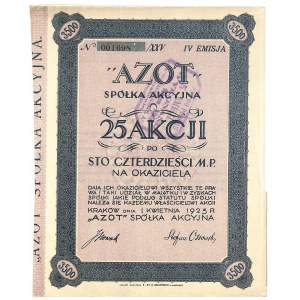 Azot S.A., 25 x 140 mkp 1923, Ausgabe IV.