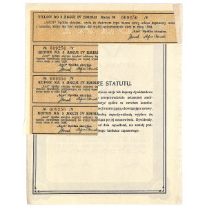 Azot S.A., 5 x 140 mkp 1923, Ausgabe IV.