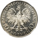 Sobieski, 10 Gold 1933 - NGC MS64 PROOF WIE eine Spiegelreflexkamera