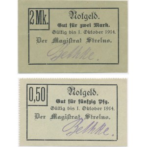 Strzelno (Strzelno), 0,5 i 2 marki 1914
