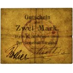 Eiche (Domb), 2 Marken 1914 - Stempel B - selten