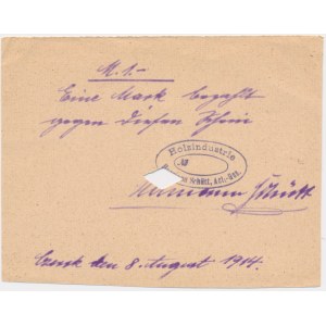 Czersk (Czersk), 1 marka 1914 - nowodruk