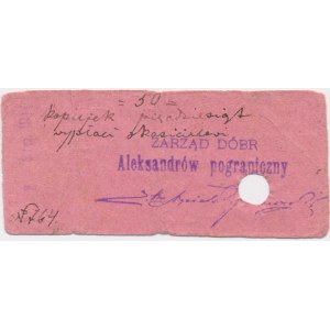Aleksandrów Pograniczny, 50 fenigów 2.9.1914