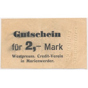 Kwidzyn (Marienwerder), 2 marks 1914 - high M