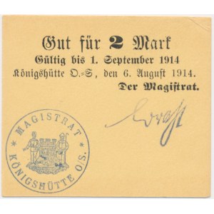 Königsberger Hütte (Konigshutte O.=S.), 2 Mark 1914