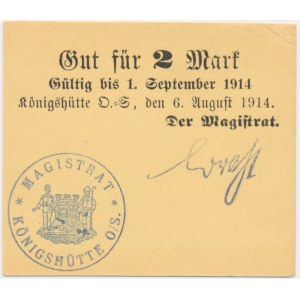 Królewska Huta (Konigshutte O.=S.), 2 marki 1914