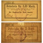 Szubin (Schubin), 0,5 und 2 Mark 1914