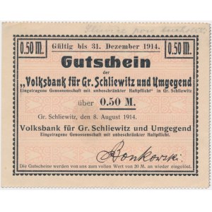 Śliwice (Gross Schlewitz), 1/2 marki 1914
