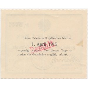 Swice (Schwetz), 1 Mark 1914 - überzähliges Exemplar