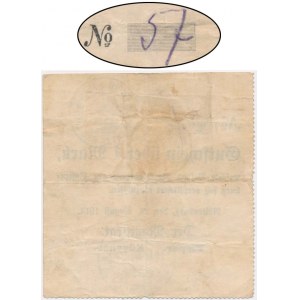 Kętrzyn (Rastenburg), 1 marka 1914 - forma III - niski numer