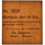 Kętrzyn (Rastenburg), 5 fenig 1914 - Form II - Pfg - seltener